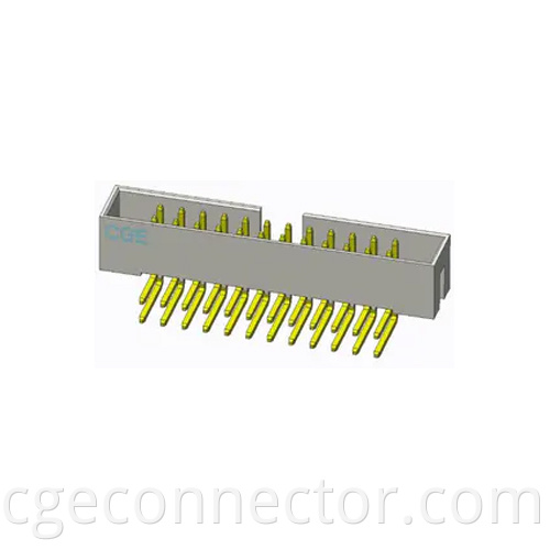 Right angle type Double row Box Header Connector